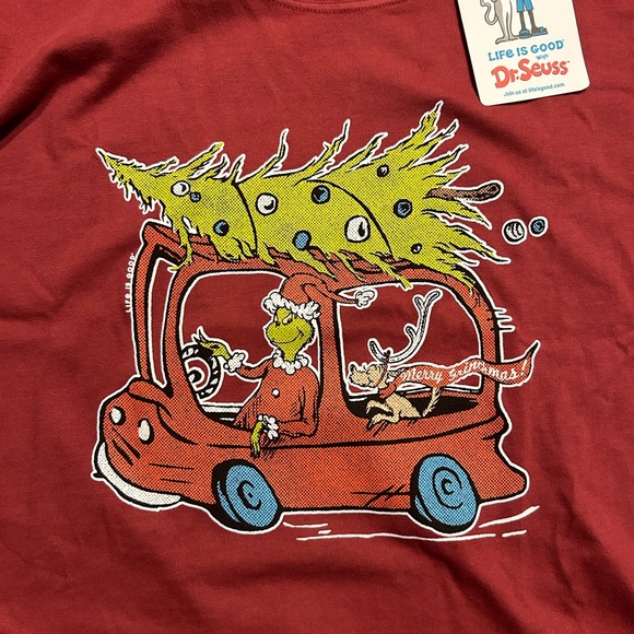 Grinch l/s tee Life is Good brand XXL new - Picture 1 of 3
